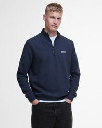 Barbour - Essential Half-Zip Sweatshirt - Lyst