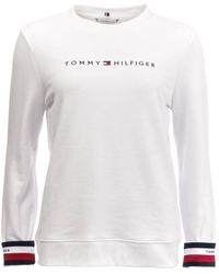 tommy hilfiger signature tape logo sweatshirt
