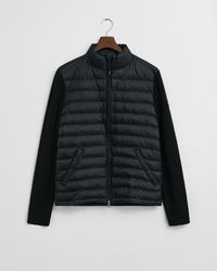 GANT - Mixed Media Hybrid Jacket - Lyst