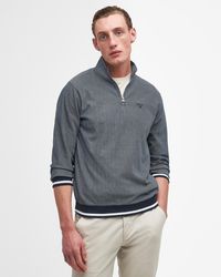 Barbour - Houndwood Tailored Half Zip Sweatshirt - Lyst
