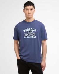 Barbour - Shifter Graphic Print T-Shirt - Lyst