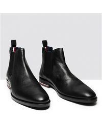 Black Tommy Hilfiger Boots for Men | Lyst