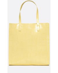 Ted Baker - Croccon Imitation Croc Large Icon Bag - Lyst