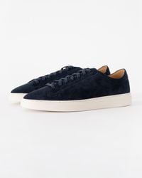 BOSS - Kieran Suede Trainers With Embossed Logo - Lyst