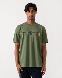 Paul Smith - Ps Regular Fit Table Football Graphic T-Shirt - Lyst