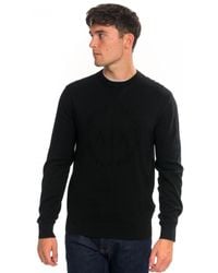 armani exchange black sweater