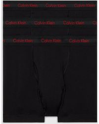 Calvin Klein - Cotton Stretch Wicking Trunk 3 Pack - Lyst