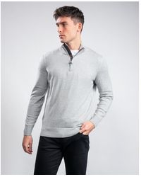 barbour tain half zip sweater