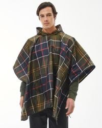 Barbour - Tartan Showerproof Poncho - Lyst