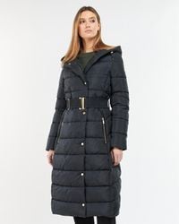 Barbour - Track Line Long Quilted Jacket - Lyst