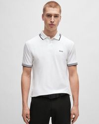 BOSS - Paul Short Sleeve Polo Shirt With Contrast Tipping Nos - Lyst