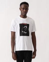 HUGO - Dobero Graphic Print T-Shirt - Lyst
