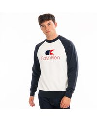 Calvin Klein Crew neck sweaters for Men - Up to 64% off at Lyst.com