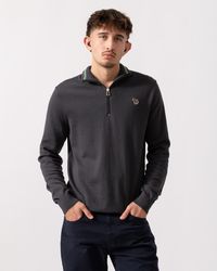 Paul Smith - Ps Sweater Zip Neck Zeb Bad - Lyst