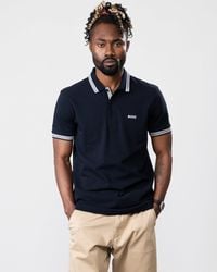 BOSS - Paddy Contrast Polo Nos - Lyst
