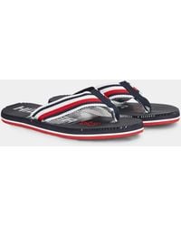 Tommy Hilfiger - Massage Footbed Oly Beach Sandals - Lyst