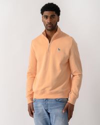Paul Smith - Ps Regular Fit Half Zip Zebra Logo Top - Lyst