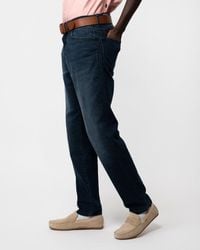 BOSS - Re.maine Bc Regular Fit Jeans In Navy Super-stretch Denim - Lyst