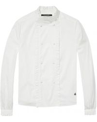 Maison Scotch - Double Breasted Shirt - Lyst