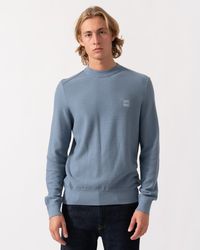 BOSS - Anion S Crew Neck Jumper - Lyst