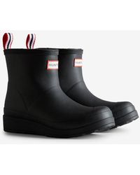 HUNTER - Play Sherpa Insulated Short Wellies - Lyst