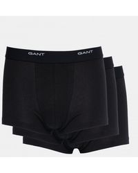 GANT - 3-Pack Core Trunks With Logo Waistband - Lyst
