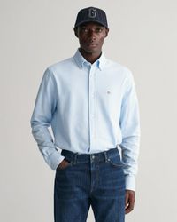GANT - Regular Fit Jersey Piqué Shirt - Lyst