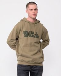 Fjallraven - Logo Hoodie - Lyst