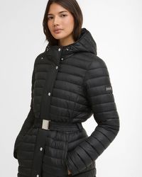 Barbour - Longline Jada Puffer Jacket - Lyst