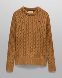 Joules - Classic Cable Knit Jumper - Lyst