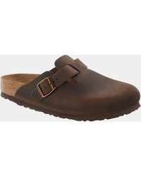 Birkenstock - Boston Soft Footbed Oiled Leather Clogs - Lyst
