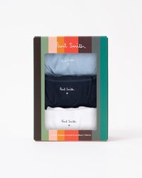 Paul Smith - 3 Pack Script Logo T-Shirts - Lyst