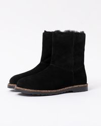 Birkenstock - Uppsala Zip Shearling Suede Boots - Lyst
