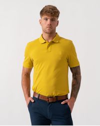BOSS - Passenger Stretch-Cotton Slim-Fit Polo Shirt With Logo Patch - Lyst