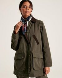 Joules - Banbury Quilted Wax Jacket - Lyst