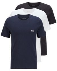 BOSS by HUGO BOSS T-shirt Rn 3 Pack - Blue