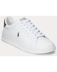 Ralph Lauren - Heritage Court Ii Nappa Leather Sneaker - Lyst