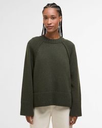 Barbour - Ashdon Knitted Jumper - Lyst