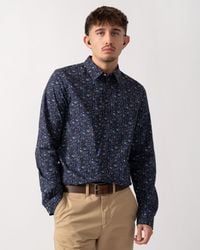 Paul Smith - Ps Long Sleeve Tailored Fit Floral Shirt - Lyst