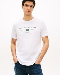 Tommy Hilfiger - Brand Love Mono Stack T-Shirt - Lyst