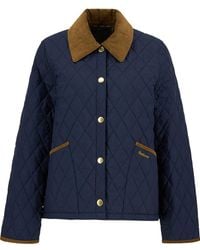Barbour - Icons Cropped Liddesdale Quilted Jacket - Lyst