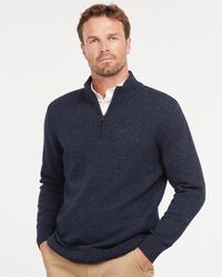 Barbour - Tisbury Half Zip Sweatshirt - Lyst