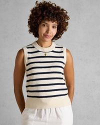 Joules - Holly Crew Neck Knit Tank Top - Lyst