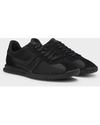 BOSS - Zayn Low-Top Trainers With Faux-Leather Trims - Lyst