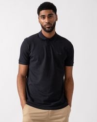 BOSS - Paddy Cotton-Piqué Polo Shirt With Contrast Logo - Lyst