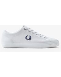 Fred Perry - Baseline Leather Trainers - Lyst