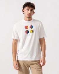 Paul Smith - Ps Casual Fit Dice Graphic T-Shirt - Lyst