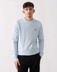 Lacoste - Organic Cotton Crew Neck Sweater - Lyst