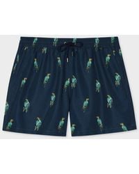 Paul Smith - Parrot Print Swim Shorts - Lyst