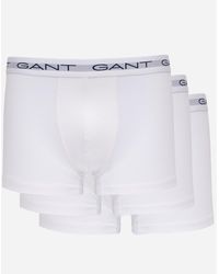 GANT - Slim Fit Cotton Jersey Trunks 3-Pack - Lyst